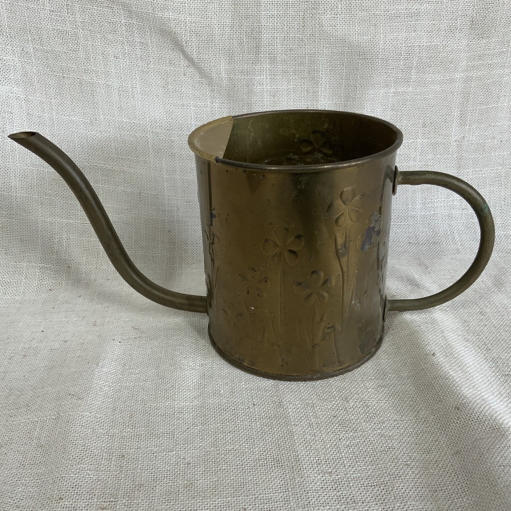 Vintage FTDA FTD Brass Planter or Watering Can 1986 Nijhof Zevenaar Made/Holland